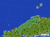 島根県のアメダス実況(日照時間)(2019年06月06日)