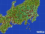 関東・甲信地方のアメダス実況(気温)(2019年06月06日)