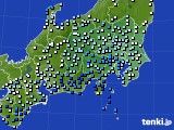 関東・甲信地方のアメダス実況(降水量)(2019年06月07日)