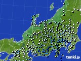 北陸地方のアメダス実況(降水量)(2019年06月07日)