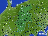 長野県のアメダス実況(降水量)(2019年06月07日)