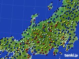 北陸地方のアメダス実況(日照時間)(2019年06月08日)