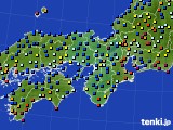 近畿地方のアメダス実況(日照時間)(2019年06月08日)