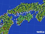 四国地方のアメダス実況(日照時間)(2019年06月08日)