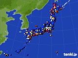 2019年06月08日のアメダス(日照時間)