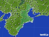 三重県のアメダス実況(風向・風速)(2019年06月09日)