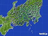 2019年06月10日の関東・甲信地方のアメダス(降水量)