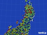 東北地方のアメダス実況(日照時間)(2019年06月11日)