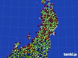 東北地方のアメダス実況(日照時間)(2019年06月12日)