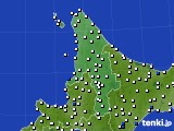 道北のアメダス実況(風向・風速)(2019年06月13日)