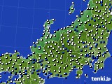 2019年06月14日の北陸地方のアメダス(風向・風速)