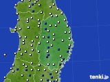 2019年06月14日の岩手県のアメダス(風向・風速)