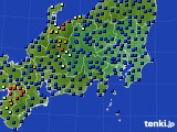 2019年06月15日の関東・甲信地方のアメダス(日照時間)