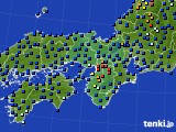 近畿地方のアメダス実況(日照時間)(2019年06月15日)