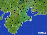 三重県のアメダス実況(日照時間)(2019年06月15日)