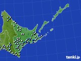 道東のアメダス実況(降水量)(2019年06月16日)