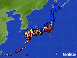 2019年06月16日のアメダス(日照時間)