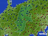 長野県のアメダス実況(日照時間)(2019年06月16日)