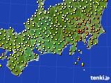 東海地方のアメダス実況(気温)(2019年06月16日)