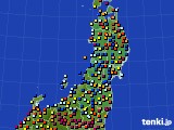 東北地方のアメダス実況(日照時間)(2019年06月17日)