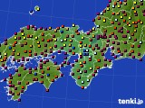 近畿地方のアメダス実況(日照時間)(2019年06月17日)