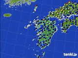 2019年06月18日の九州地方のアメダス(日照時間)