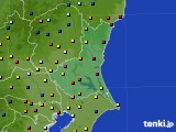 茨城県のアメダス実況(日照時間)(2019年06月18日)