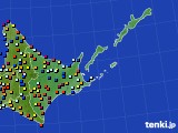 2019年06月18日の道東のアメダス(日照時間)