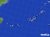沖縄地方のアメダス実況(風向・風速)(2019年06月18日)