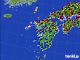 2019年06月19日の九州地方のアメダス(日照時間)