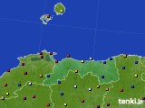 鳥取県のアメダス実況(日照時間)(2019年06月19日)