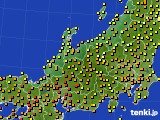 北陸地方のアメダス実況(気温)(2019年06月20日)