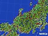 北陸地方のアメダス実況(日照時間)(2019年06月21日)