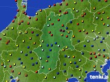 長野県のアメダス実況(日照時間)(2019年06月21日)