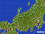 2019年06月21日の北陸地方のアメダス(気温)