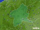 群馬県のアメダス実況(降水量)(2019年06月22日)