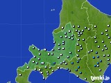 道央のアメダス実況(降水量)(2019年06月22日)