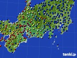 東海地方のアメダス実況(日照時間)(2019年06月22日)