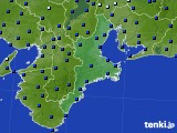 三重県のアメダス実況(日照時間)(2019年06月23日)