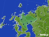 2019年06月23日の佐賀県のアメダス(風向・風速)