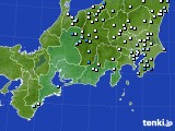 東海地方のアメダス実況(降水量)(2019年06月24日)