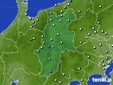 長野県のアメダス実況(降水量)(2019年06月24日)