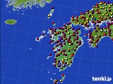 九州地方のアメダス実況(日照時間)(2019年06月24日)