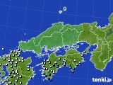 中国地方のアメダス実況(降水量)(2019年06月26日)