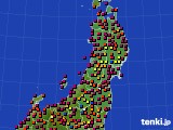 東北地方のアメダス実況(日照時間)(2019年06月26日)