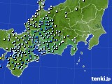東海地方のアメダス実況(降水量)(2019年06月27日)