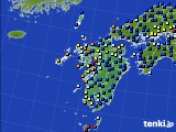 2019年06月27日の九州地方のアメダス(日照時間)