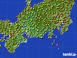 東海地方のアメダス実況(気温)(2019年06月27日)