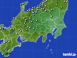 2019年06月28日の関東・甲信地方のアメダス(降水量)