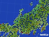 北陸地方のアメダス実況(日照時間)(2019年06月28日)